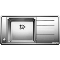 Zlewozmywak Blanco ANDANO XL 6 S-IF z korkiem automatycznym, komora lewa z dodatkami 521012